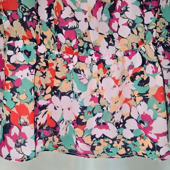 J. CREW FlCrinkle Cyrano Floral Top - Picture 9 of 12